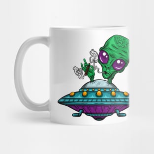 Alien Smoke Mug